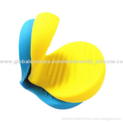 Silicone gloves, heat-resistant